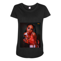 Red Skin Rico Bad Girl Maternity Scoop Neck T-shirt | Artistshot