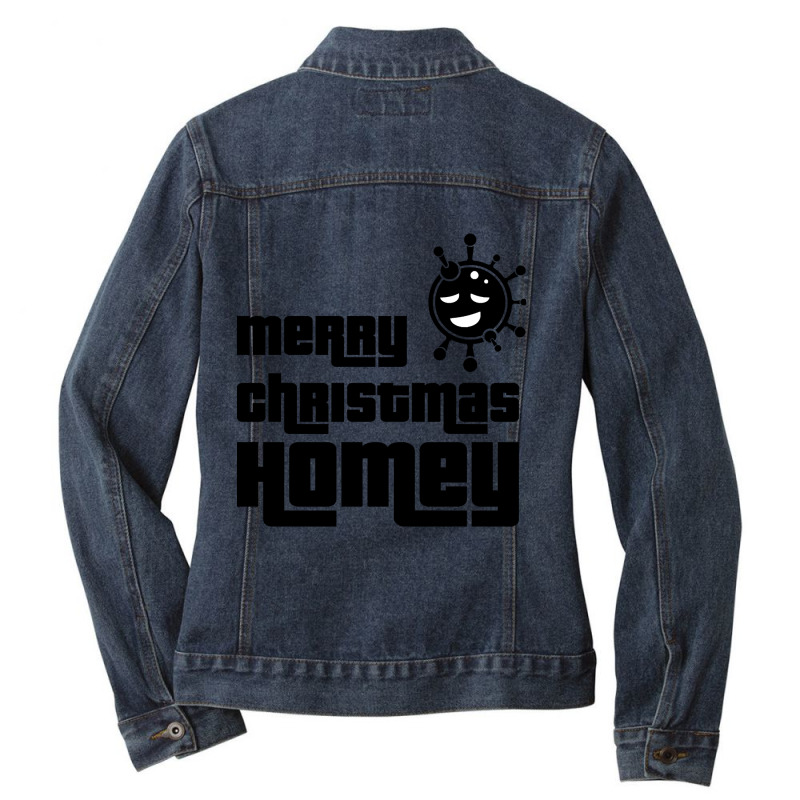 Trending Xmas Pandemic Ladies Denim Jacket by Milne Charlton | Artistshot