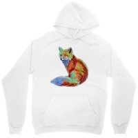 Fox Sly Animal Colorful Forest Animals Design Foxes T Shirt Unisex Hoodie | Artistshot