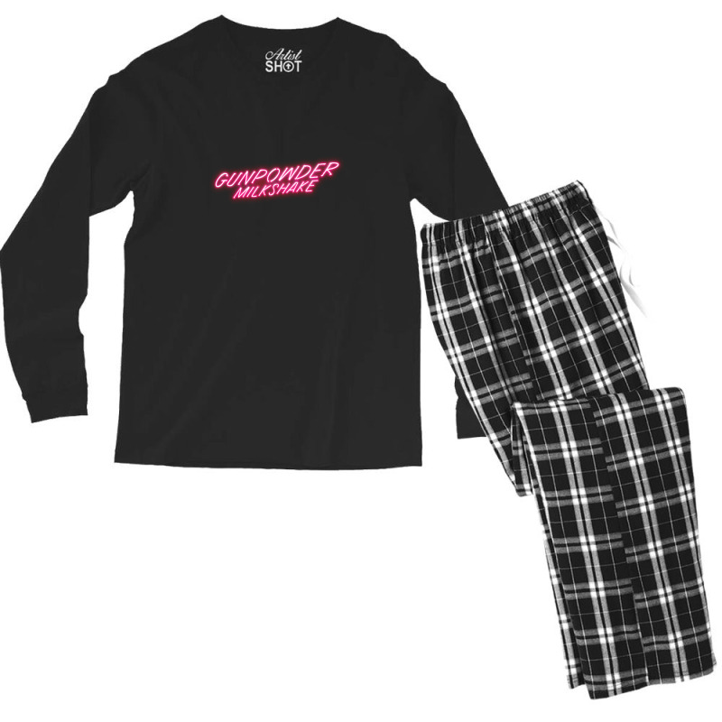 Gunpowder Milkshake Men's Long Sleeve Pajama Set by qonanku | Artistshot