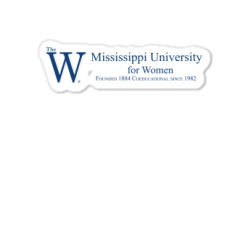Mississippi University For Women Sticker Designed By Letticekelsey