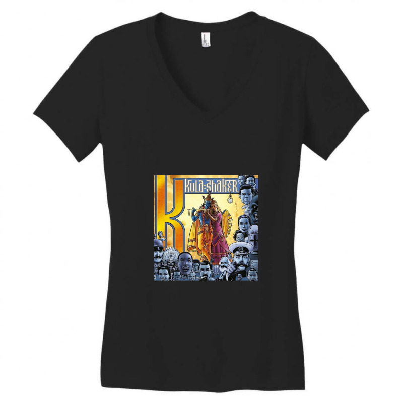 Kula Shaker Women's V-Neck T-Shirt by BeckyTeague | Artistshot