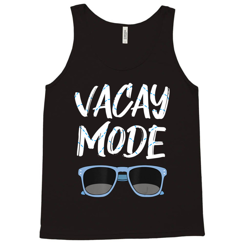 Trending Vacay Mode Sunglasses Simmer Beach Island Tank Top | Artistshot