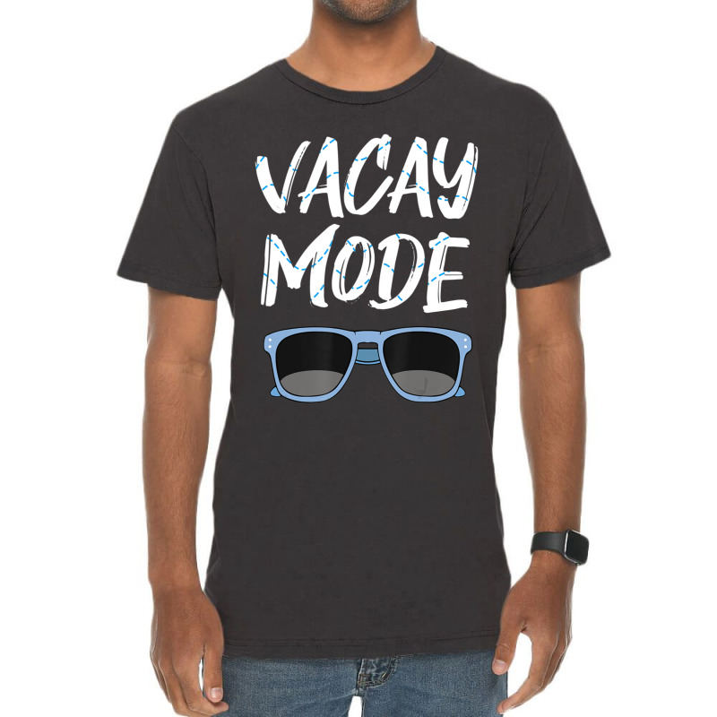 Trending Vacay Mode Sunglasses Simmer Beach Island Vintage T-shirt | Artistshot