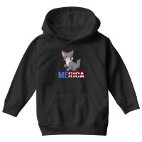 Hot Trend Merica Usa Flag Alaskan Malamute Dog Youth Hoodie | Artistshot