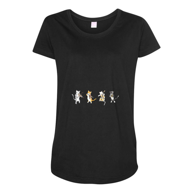 String Meowtet Maternity Scoop Neck T-shirt by MichaelVictory | Artistshot