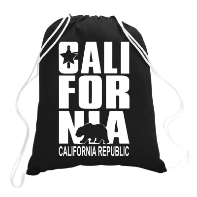 California Republic Drawstring Bags Designed By Ririn