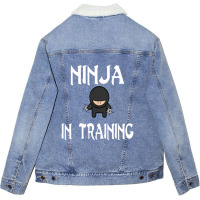 Trending Ninja In Training Ninja Ninjas %23ninja Unisex Sherpa-lined Denim Jacket | Artistshot