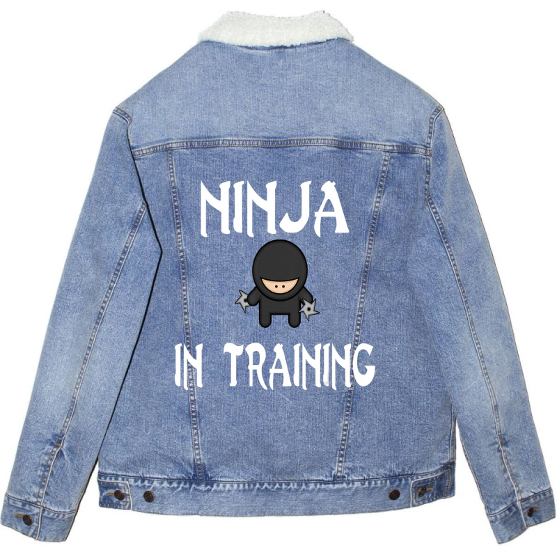 Trending Ninja In Training Ninja Ninjas %23ninja Unisex Sherpa-lined Denim Jacket | Artistshot