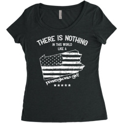 usa nothing in like a pennsylvania state girl gift Women's Triblend Scoop T-shirt | Artistshot