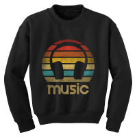 Hot Trend Headphones Listen To The Music Sound Retro Vintage Youth Sweatshirt | Artistshot