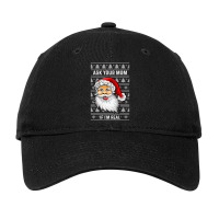 Trending Ask Your Mom If I'm Real Ugly Xmas Sweater For Bad Moms Adjustable Cap | Artistshot