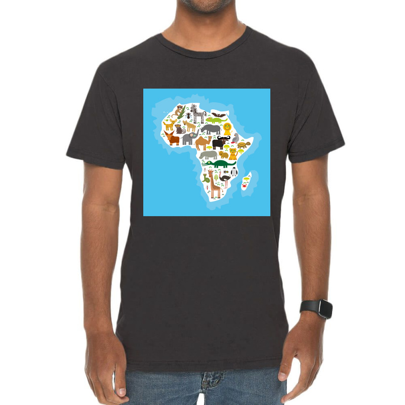 Limited Edition Wildlife In Africa 2 Vintage T-Shirt by Ledford Leslie | Artistshot