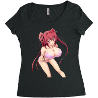 Mio Naruse Lingerie Sexy Hentaii Anime Women's Triblend Scoop T-shirt | Artistshot