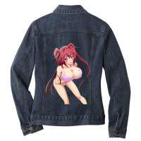 Mio Naruse Lingerie Sexy Hentaii Anime Ladies Denim Jacket | Artistshot