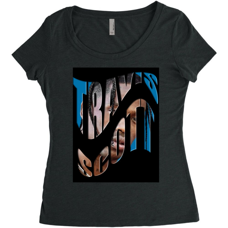 Butterfly Effect Letter Mask Poster Women's Triblend Scoop T-shirt by FaunBrown | Artistshot