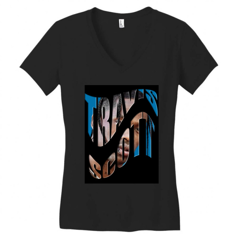 Butterfly Effect Letter Mask Poster Women's V-Neck T-Shirt by FaunBrown | Artistshot