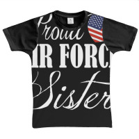 Trending Proud Air Force Sister Us Heart Military Mothers Day Graphic Youth T-shirt | Artistshot