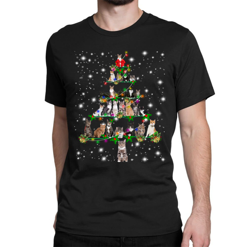 Trending Cats Christmas Tree Ornament Decor Classic T-shirt | Artistshot