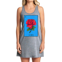 Womens Mexican Lottery La Rosa Rose Game Of Mexico Latino Design Vneck Tank Dress | Artistshot