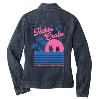 Hot Trend Tickle Crabs Island Ladies Denim Jacket | Artistshot