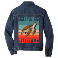 Trending Team Turtle Quote Sea Turtle Turtle Men Denim Jacket | Artistshot