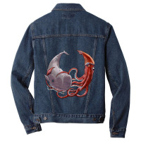 Battle Of The Deep Men Denim Jacket | Artistshot