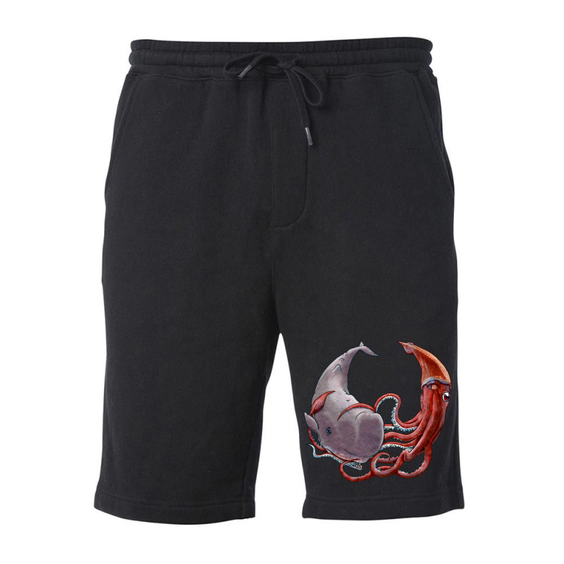 Battle Of The Deep Fleece Short | Artistshot