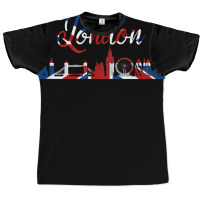 Great Britain London Uk Flag England T Shirt Graphic T-shirt | Artistshot