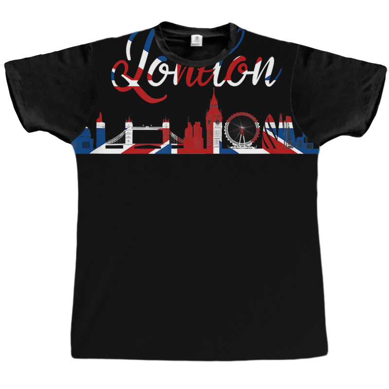 Great Britain London Uk Flag England T Shirt Graphic T-shirt | Artistshot