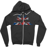 Great Britain London Uk Flag England T Shirt Zipper Hoodie | Artistshot