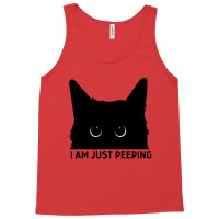 Funny Cat Just Peeping Tank Top | Artistshot