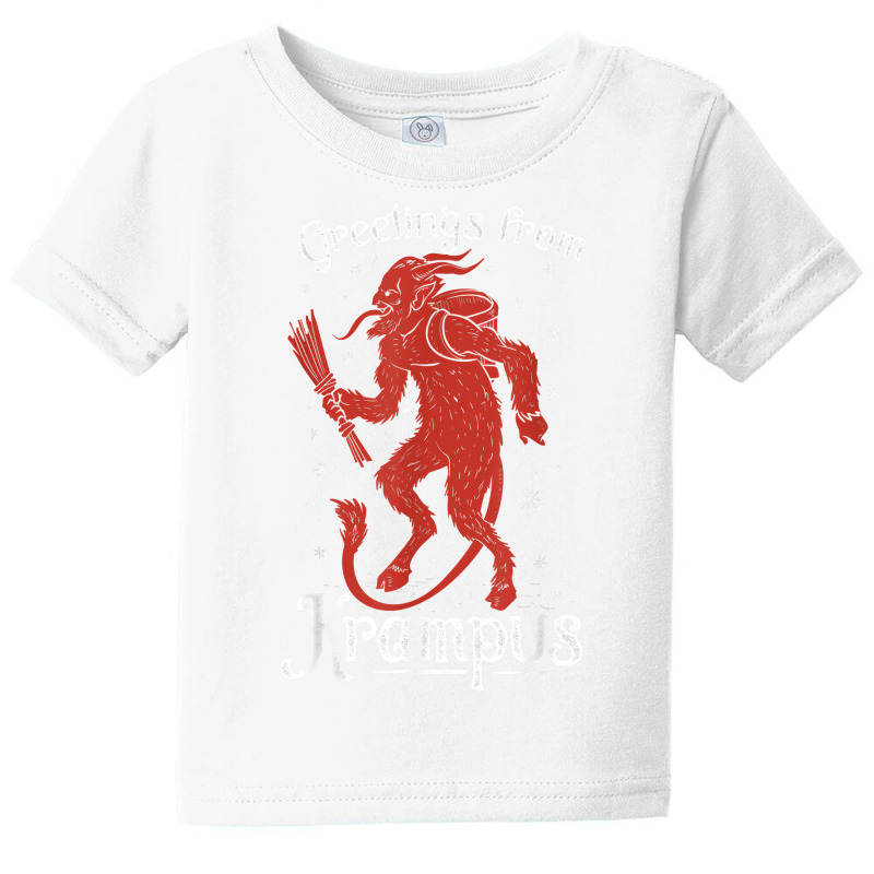 Greetings From Krampus, Fun Pre Germanic Paganism T Shirt Baby Tee by mehen | Artistshot