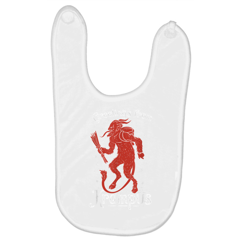 Greetings From Krampus, Fun Pre Germanic Paganism T Shirt Baby Bibs by mehen | Artistshot