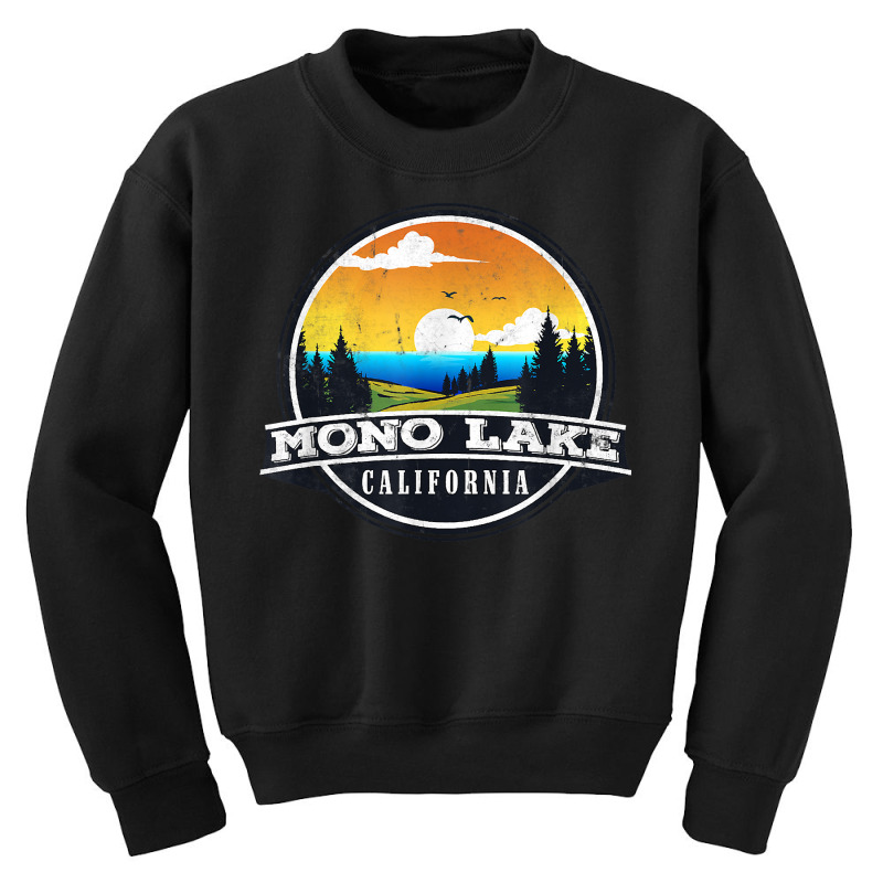 Fishing Boating Camping   Lakeview Mono Lake T Shirt Youth Sweatshirt by kylrahal8pot | Artistshot