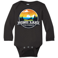 Fishing Boating Camping   Lakeview Mono Lake T Shirt Long Sleeve Baby Bodysuit | Artistshot