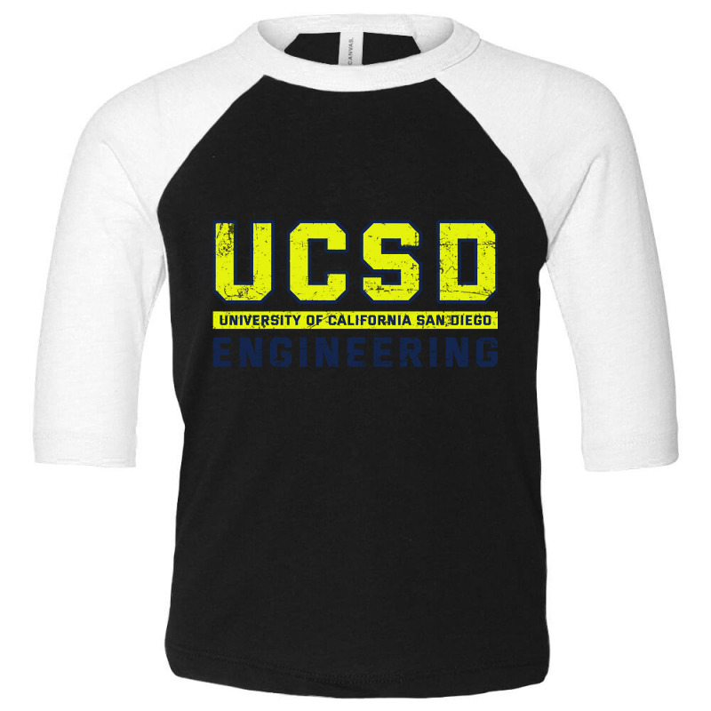 Trending Ucsd - Uc San Diego University Engineering Vintage 2 (2) Toddler 3/4 Sleeve Tee by yumgaugeteuda | Artistshot