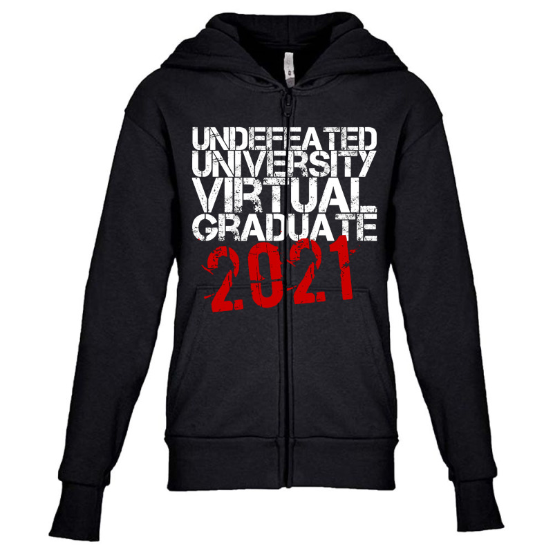 Limited Edition Undefeated University Virtual Graduate 2021 Vintage Di Youth Zipper Hoodie by yumgaugeteuda | Artistshot