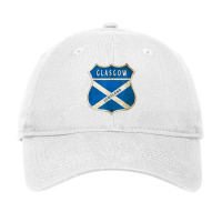 Glasgow Scotland Coat Of Arms Flags City Of Glesga T Shirt Adjustable Cap | Artistshot