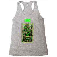 Green Graphic Anubis Typical God Figure T Shirt Racerback Tank | Artistshot