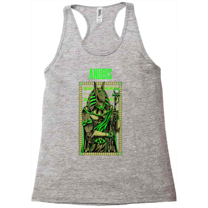 Green Graphic Anubis Typical God Figure T Shirt Racerback Tank by katheleenweb0 | Artistshot