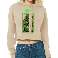 Green Graphic Anubis Typical God Figure T Shirt Cropped Hoodie | Artistshot