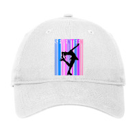 Girls Pink Ice Skating 17th Birthday Ice Dancer Figure T Shirt Adjustable Cap | Artistshot