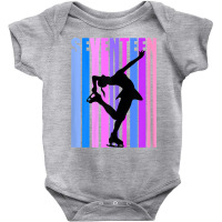 Girls Pink Ice Skating 17th Birthday Ice Dancer Figure T Shirt Baby Bodysuit | Artistshot