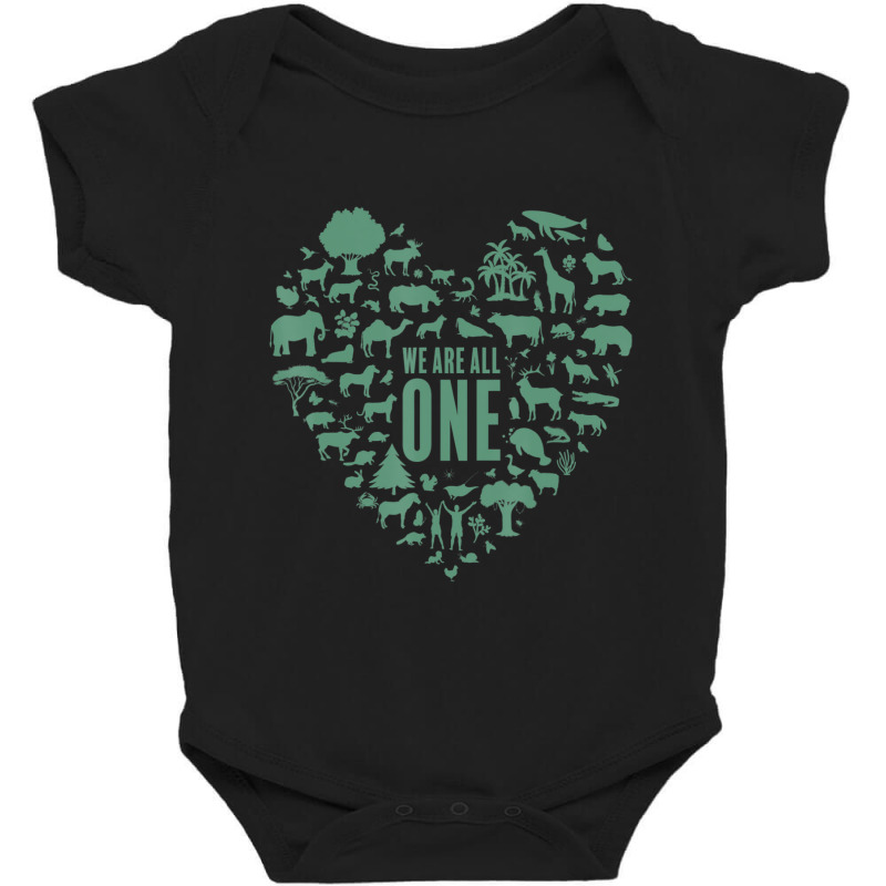 Hot Trend We Are All One Global Warming Awareness Earth Baby Bodysuit | Artistshot