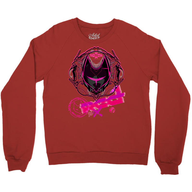 Big Red Helmet  X Trooper   Scivixen208x Crewneck Sweatshirt | Artistshot