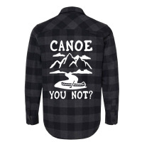 Canoe You Not Racerback Tank Flannel Shirt | Artistshot