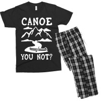 Canoe You Not Racerback Tank Men's T-shirt Pajama Set | Artistshot