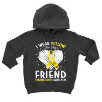 I Wear Yellow For My Friend Endometriosis Awareness T Shirt Toddler Hoodie | Artistshot