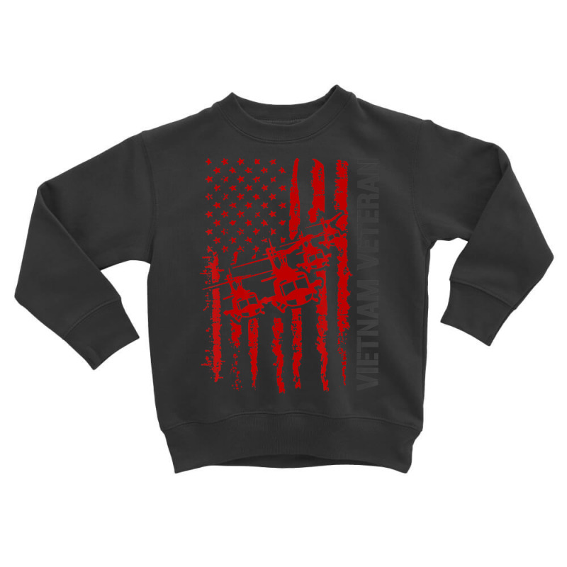 Limited Edition Flag Helicopter Vietnam Veteran Toddler Sweatshirt | Artistshot